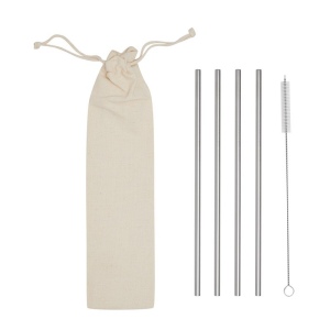 Kit de paille en acier inoxydable DRINK FRIENDLY 3