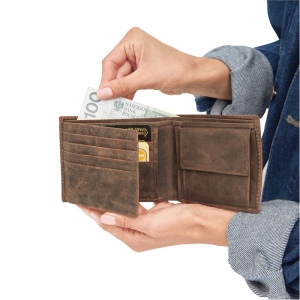 Portefeuille en cuir véritable WILDERNESS I 8