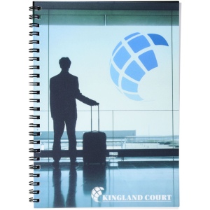 Cahier Desk-Mate® A5 à spirales avec couverture polypropylène 5