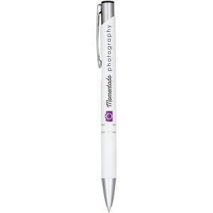 Stylo bille aluminium anodisé Moneta (encre bleue) 22