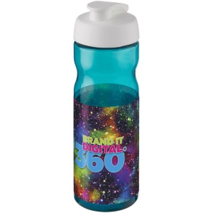 Bouteille de sport H2O Active® Base 650ml avec couvercle à clapet 62