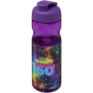 Bouteille de sport H2O Active® Base 650ml avec couvercle à clapet 76