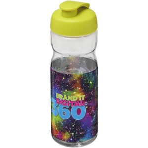 Bouteille de sport H2O Active® Base 650ml avec couvercle à clapet 81