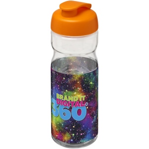Bouteille de sport H2O Active® Base 650ml avec couvercle à clapet 85