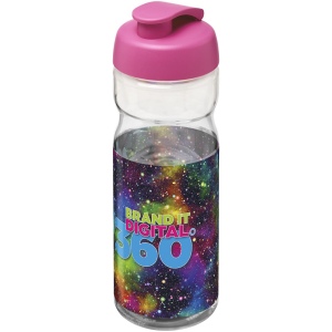 Bouteille de sport H2O Active® Base 650ml avec couvercle à clapet 86