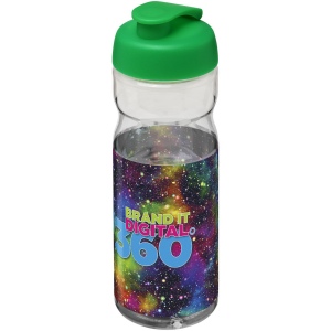 Bouteille de sport H2O Active® Base 650ml avec couvercle à clapet 88