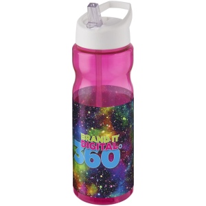 Bouteille de sport H2O Active® Base 650ml avec couvercle à goulot 77