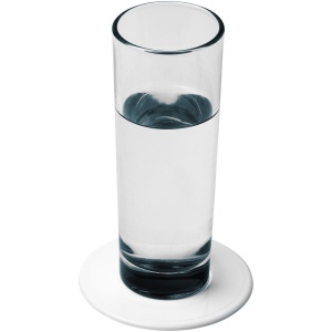 Sous-verre rond Renzo en plastique 7