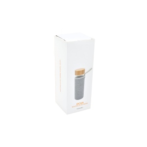 Bouteille en verre double paroi 'Ocha', 400 ml, housse néoprène 9