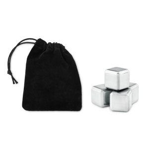 Set  4 glaçons en acier inox - ICY 2