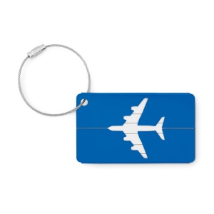 Etiquette à bagage en aluminium - FLY TAG 7