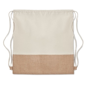 Sac à cordon avec détails jute - INDIA 3
