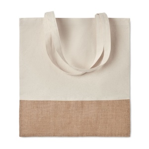 Sac à provisions avec jute. - INDIA TOTE 2