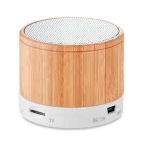 Haut-parleur sans fil bambou - ROUND BAMBOO 3