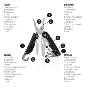 Outil multifonctions avec mousqueton Solid 4