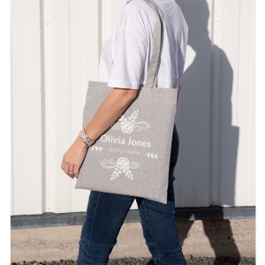 Sac tote bag effet jean (+Sérigraphie TC21) 3