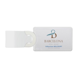 Etiquette bagage pvc mat (+Sérigraphie GO61) 3