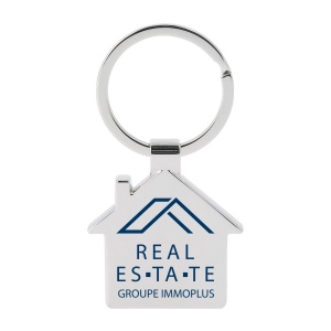 Porte cles jeton maison (+Gravure laser métal YA21) 5