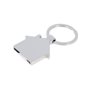 Porte cles jeton maison (+Gravure laser métal YA21) 7