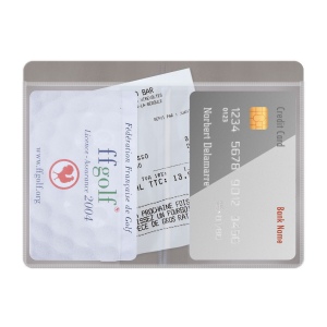 Etui 2 cartes pvc gomme marbre (+Sérigraphie GO61) 4
