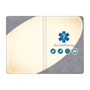 Etui 2 cartes pvc gomme marbre (+Sérigraphie GO61) 7