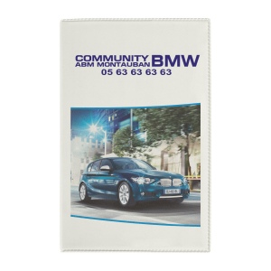 Porte-carte grise pvc mat (+Sérigraphie GO41) 6