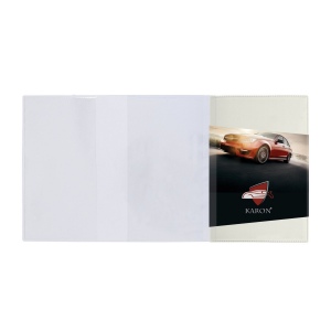 Porte-carte grise pvc mat (+Incrustation IN11) 8