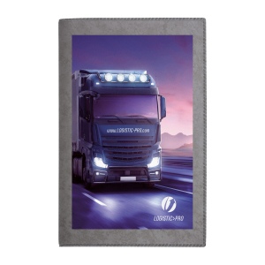 Porte-carte grise pvc marbre (+Sérigraphie GO41) 6