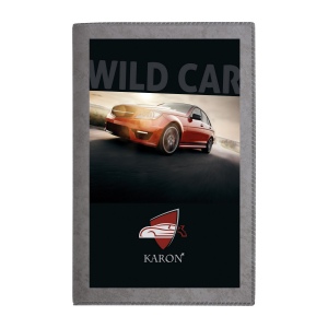Porte-carte grise pvc marbre (+Sérigraphie GO41) 7