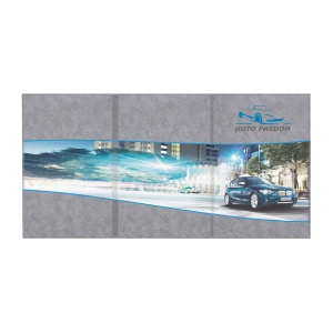 Porte-carte grise pvc marbre (+Sérigraphie GO41) 9