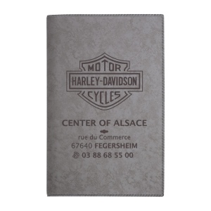 Porte-carte grise pvc marbre (+Sérigraphie GO31) 4