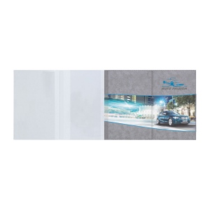 Porte-carte grise pvc marbre (+Sérigraphie GO31) 7