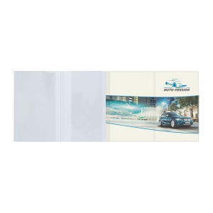 Porte-carte grise pvc mat (+Sérigraphie GO31) 7