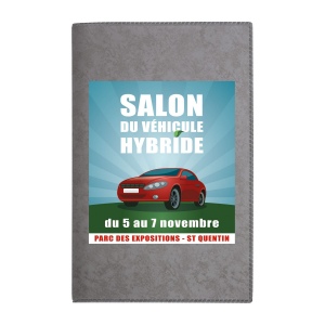 Porte-carte grise pvc marbre (+Sérigraphie GO41) 5