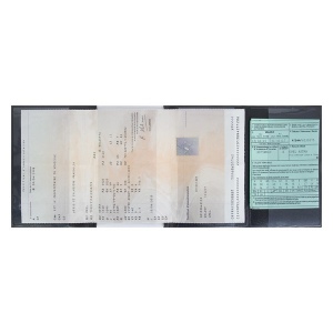 Porte-carte grise pvc mat (+Sérigraphie GO41)