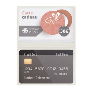 Etui 2 cartes pvc mat (+Incrustation IN11) 4