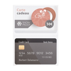 Etui 2 cartes pvc standard (+Sérigraphie GO61) 4