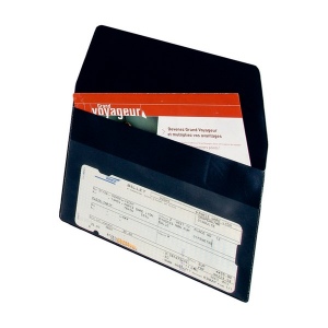 Pochette voyage 2 p imit° cuir (+Sérigraphie GS21)