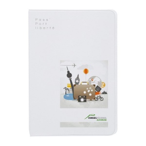 Couverture passeport pvc mat (+Quadri numérique QV11)