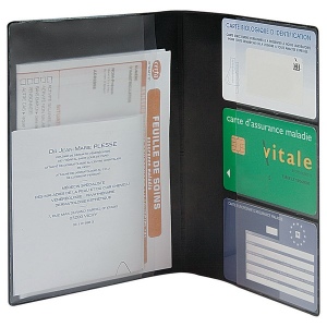 Pochette sante 5 p pvc marbre (+Sérigraphie GO41)