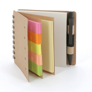Bloc spirale adhesifs / stylo (+Tampographie TA21) 2
