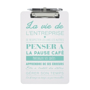 Clip board polypropylene 2 mm (+Quadri numérique QV11) 3