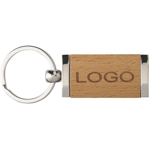 Porte-clés en bois et métal Jennie 5