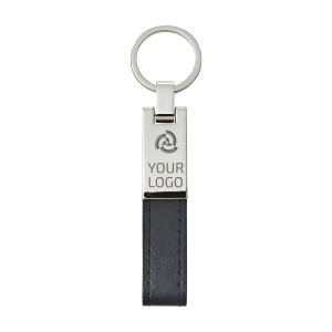 Porte-clés en métal et PU Keon 3
