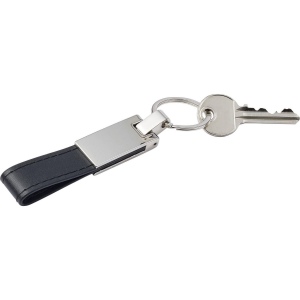 Porte-clés en métal et PU Keon 7