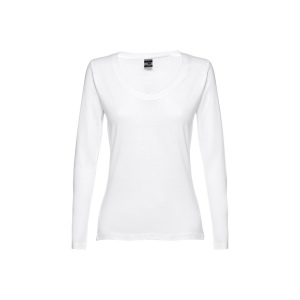 THC BUCHAREST WOMEN WH. T-shirt à manches longues ceinturé pour femmes 2