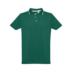THC ROME. Polo bicolore en coton pour hommes 24