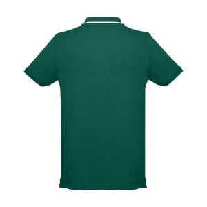 THC ROME. Polo bicolore en coton pour hommes 25