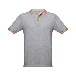 THC ROME. Polo bicolore en coton pour hommes 28