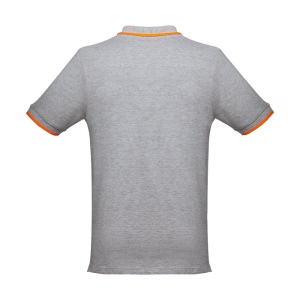 THC ROME. Polo bicolore en coton pour hommes 29